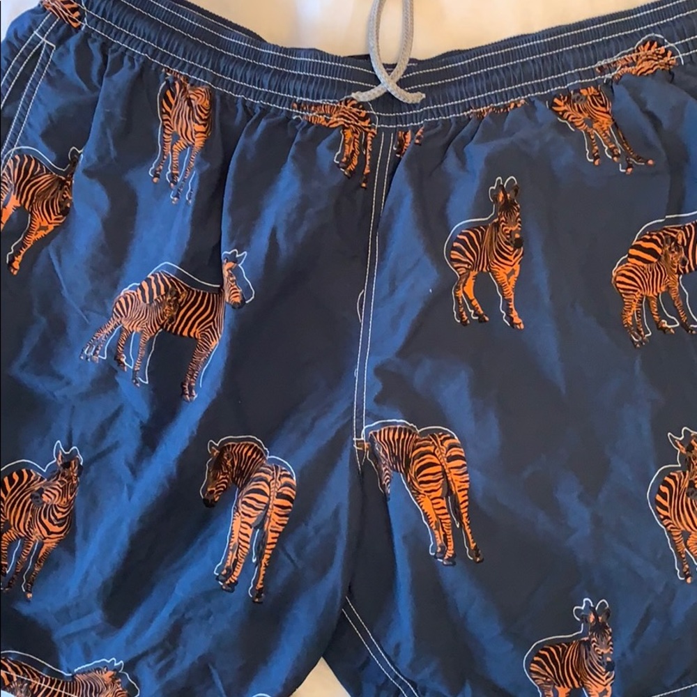 Vilebrequin men swim trunks zebra size 5 XL